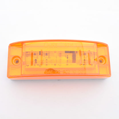 Grote 47163 Amber 5.88" Sealed PC Rated .10A Turtleback LED Side Clearance Light