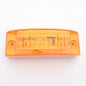Grote 47163 Amber 5.88" Sealed PC Rated .10A Turtleback LED Side Clearance Light