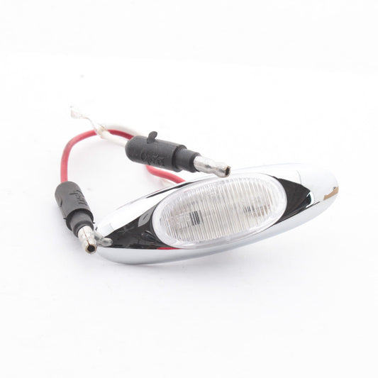Grote 47982 Red MicroNova LED Clearance Marker Lamp Clear Lens with Chrome Bezel