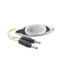 Grote 47983 Yellow MicroNova LED Clearance Marker Clear Lens with Chrome Bezel