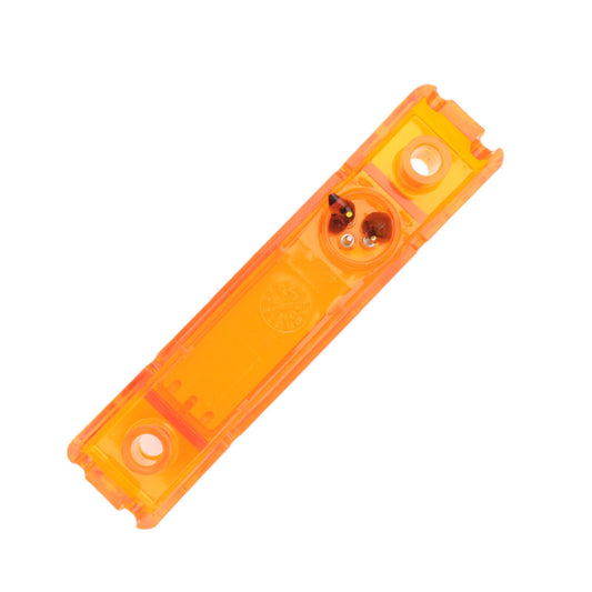 Grote 49253 Amber 3-27/32" LED Clearance Marker Lamp Dual Function Male Pin P2