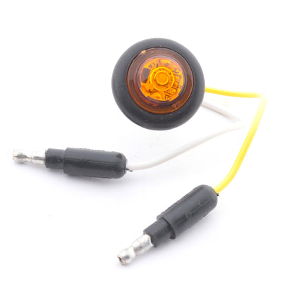 Grote 49333 Yellow P2 PC MicroNova LED Clearance Marker Lamp with Grommet 1.13"