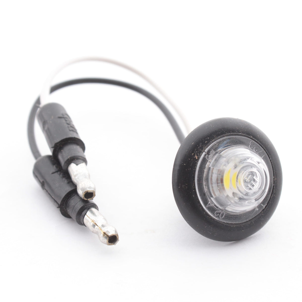 Grote 49341-3 White MicroNova Dot LED Marker Clearance Light with 1.13" Grommet