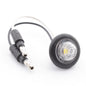 Grote 49341-3 White MicroNova Dot LED Marker Clearance Light with 1.13" Grommet