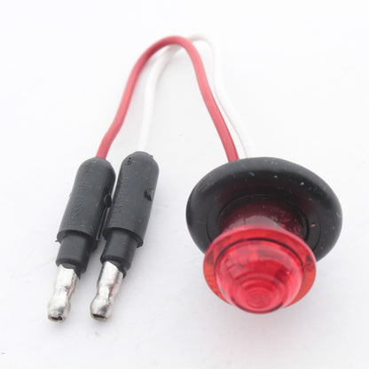 Grote 49342 Red MicroNova 3/4" LED Clearance Marker Lamp with Grommet ECE Rated