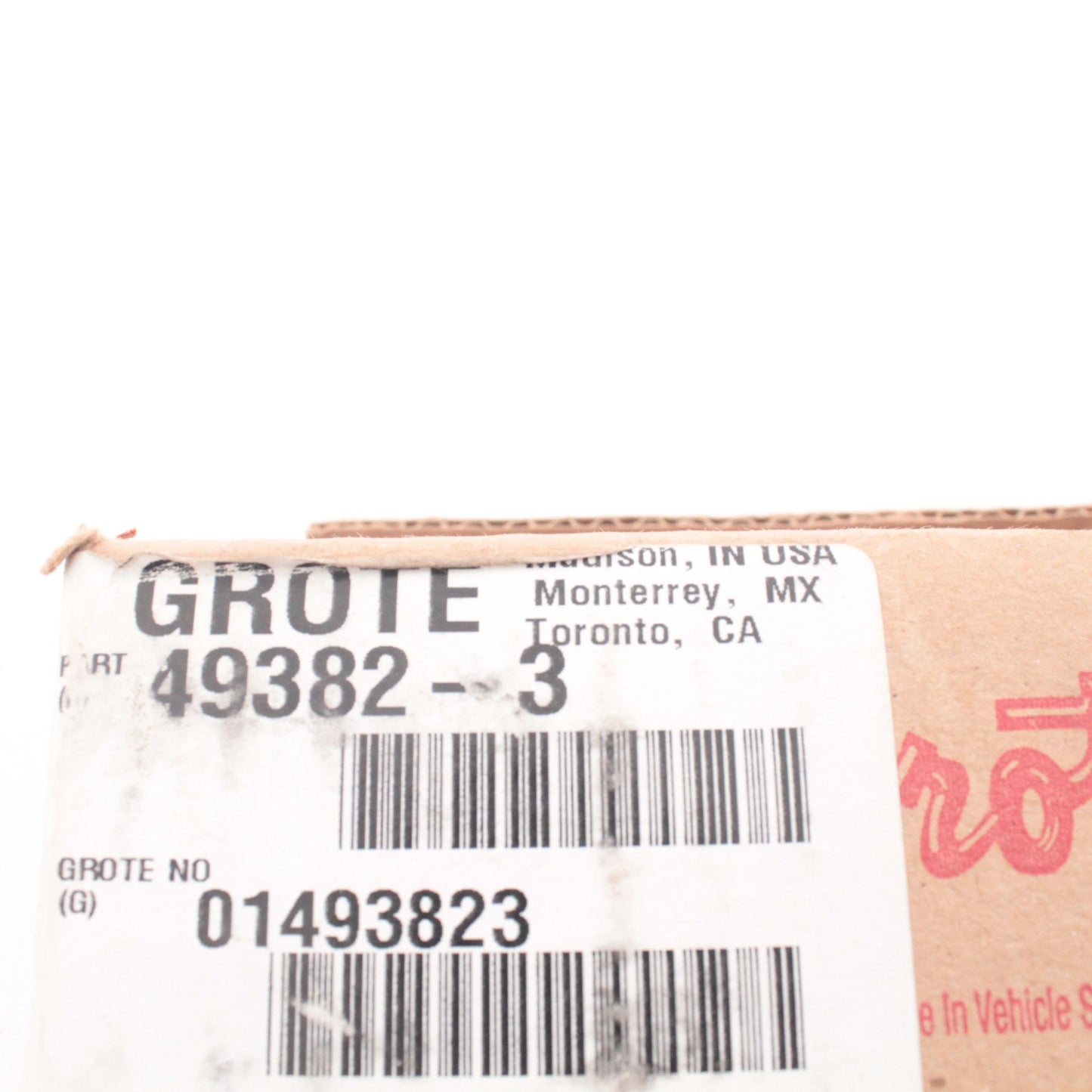 Grote 493823 Red 1.94" Dual Intensity LED Clearance Side Marker Light w/ Grommet