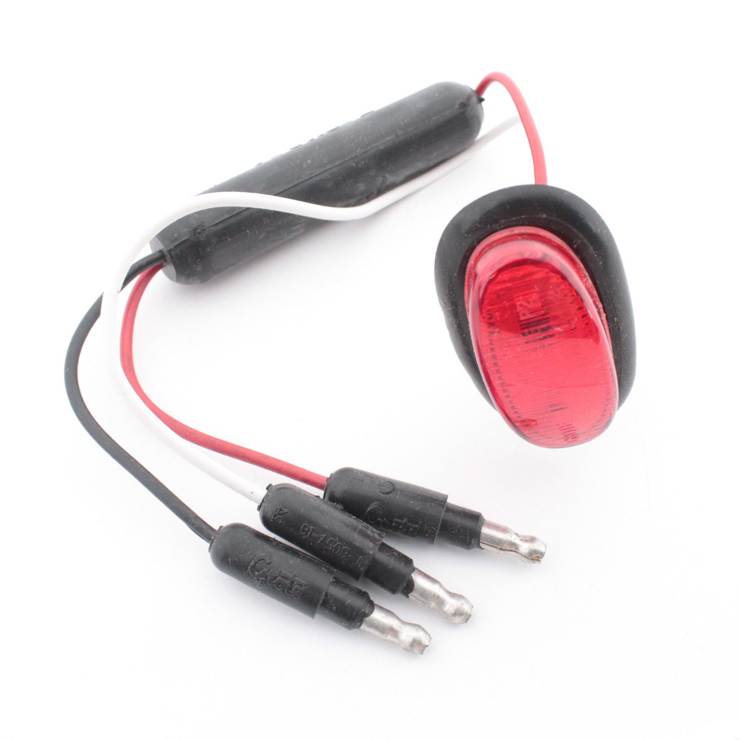 Grote 493823 Red 1.94" Dual Intensity LED Clearance Side Marker Light w/ Grommet