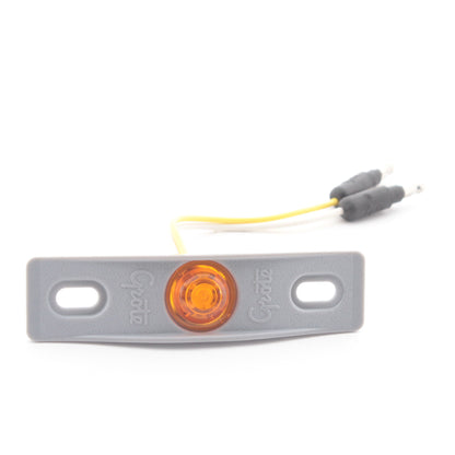 Grote 49413 Yellow MicroNova PC LED Clearance Marker Lamp w/ 3" Adapter Bracket