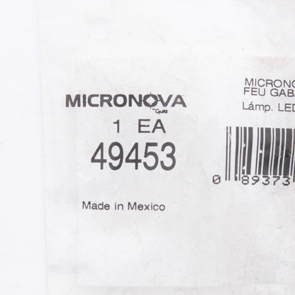Grote 49453 Yellow MicroNova DOT LED Clearance Marker Lamp Bracket PC 1" x 5.87"