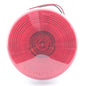 Grote 50852 Red 4" Two-Stud Stop Tail Turn Lamp w/ License Window Acrylic Lens
