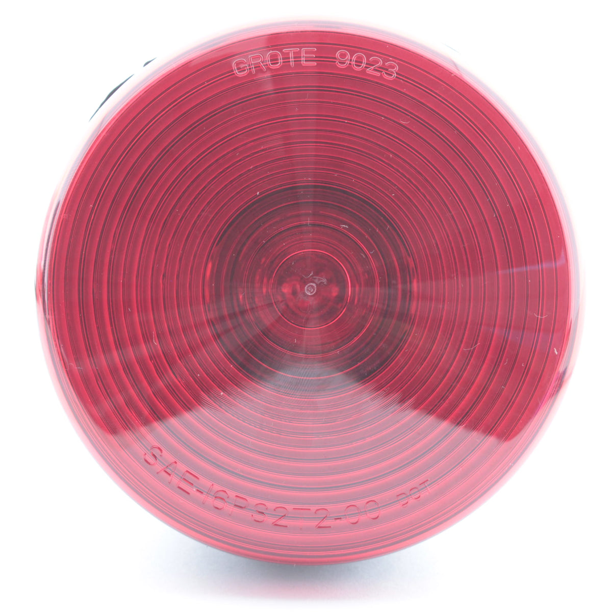 Grote 50862 Red 4" Two-Stud Stop Round Tail Turn Lamp without License Window 12V