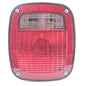 Grote 50902 Red Right Hand Stop Tail Turn Light w/ License Torsion Mount 3-Stud