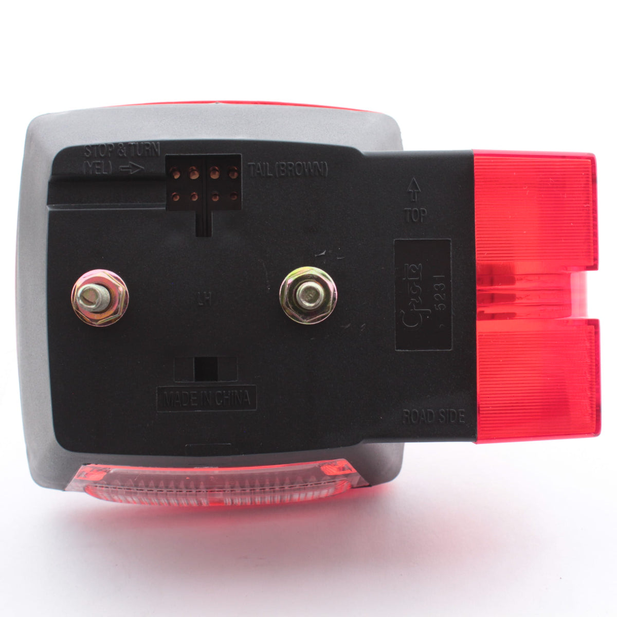Grote 52452 Red 80" Trailer Kit Non-Submersible Left Hand Stop Tail Turn Light
