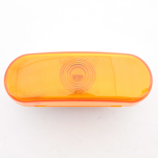 Grote 52563 Yellow Amber Torsion Mount III Oval Stop Tail Turn Lamp Male Pin