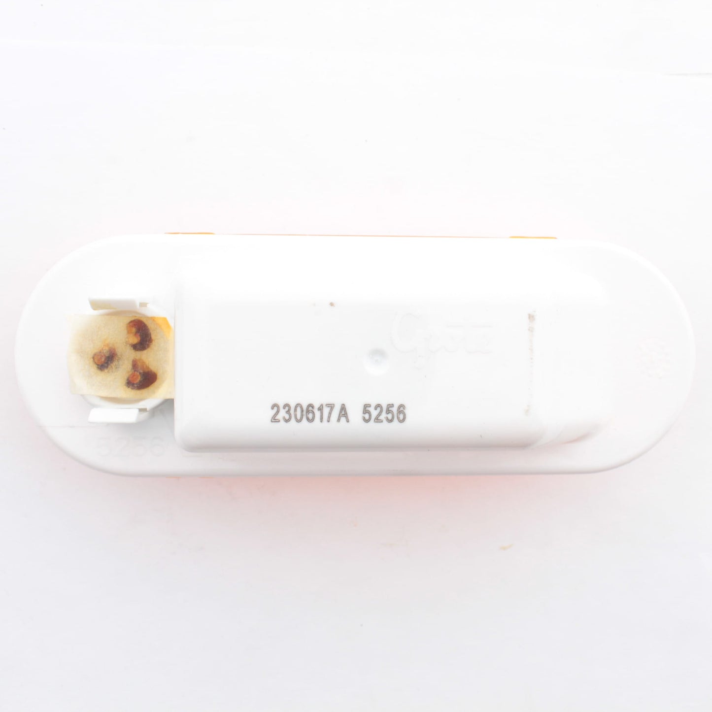 Grote 52563 Yellow Amber Torsion Mount III Oval Stop Tail Turn Lamp Male Pin