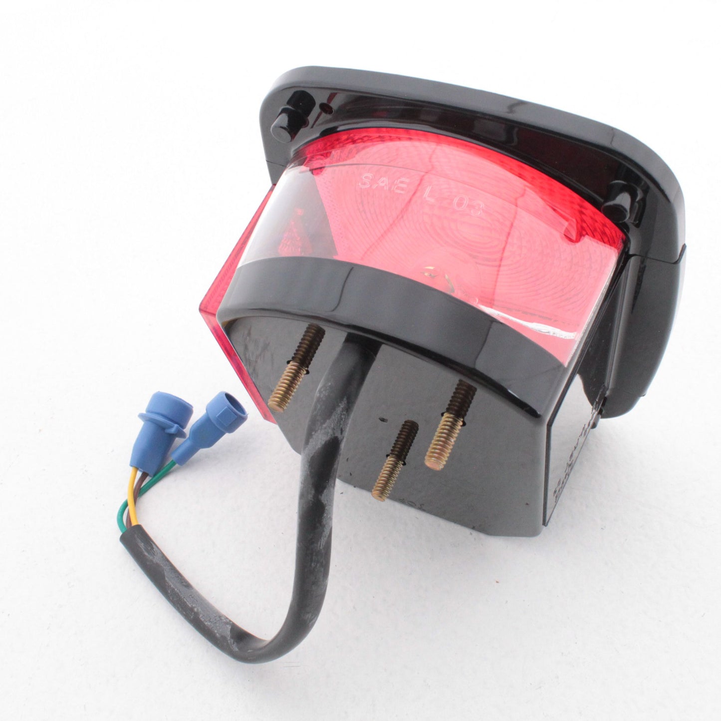Grote 52812 Red LH Stop Tail Turn Light 3-Stud w/ Side Marker Molded Pigtail