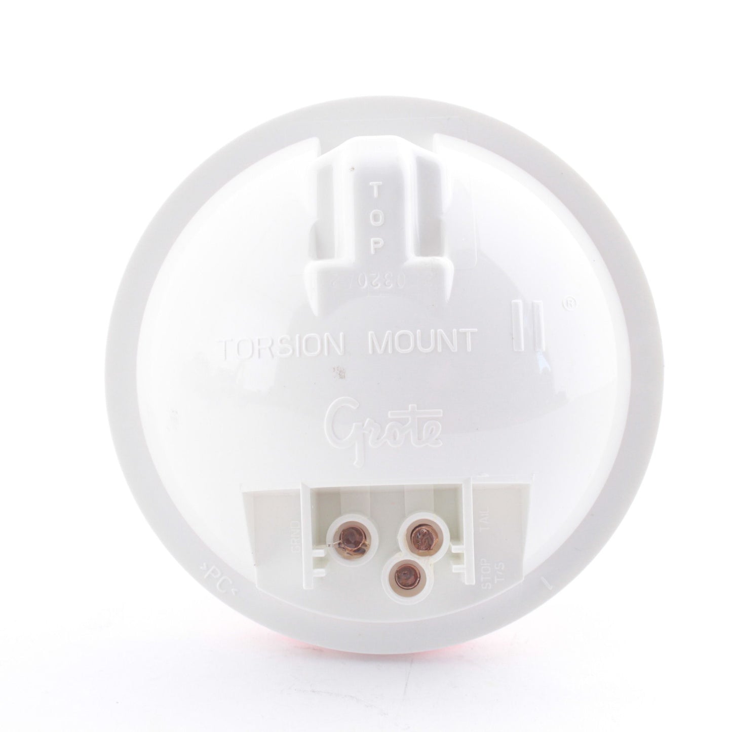 Grote 52922 4" Red Round Incandescent Lamps Torsion Mount 4.32" Female Pin 12V