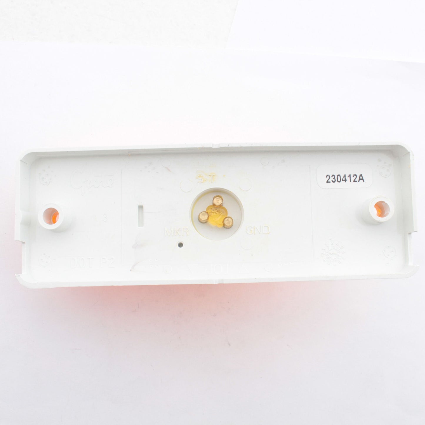 Grote 53063 Amber Sentry LED Side Marker Turn Light Sealed 5-7/8" White Housing