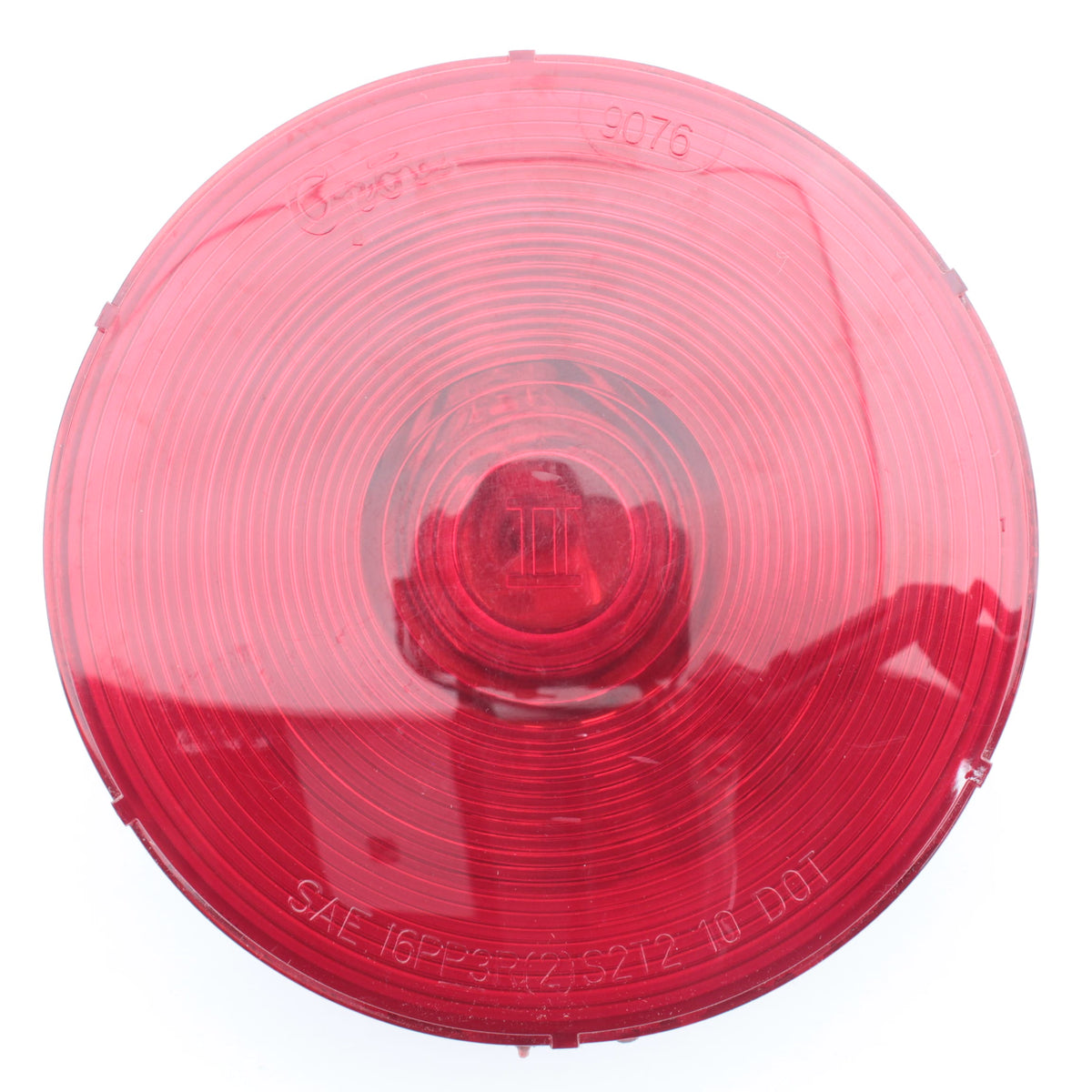 Grote 53102-3 Red 4" Round Torsion Mount Incandescent Tail Turn Lamp Male Pin