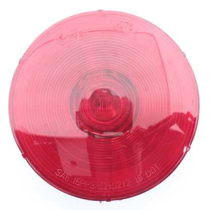 Grote 53102-3 Red 4" Round Torsion Mount Incandescent Tail Turn Lamp Male Pin