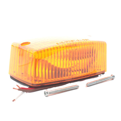 Grote 53133 Yellow Amber Rectangular Surface Mount Turn Lamp 1-3/4" x 4-9/16"