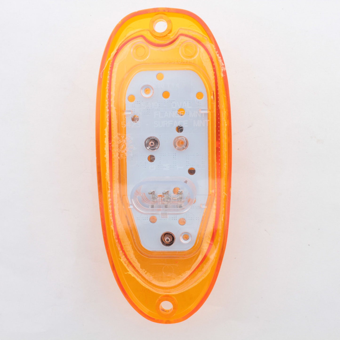 Grote 54233 Amber 2.28" SuperNova Oval Side Marker Clearance Turn Surface Light