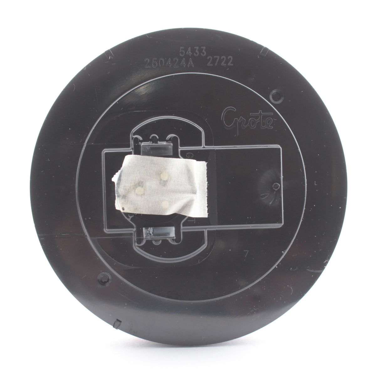 Grote 54332 Red 4" Round LED Stop Tail Turn Light Grommet Mount Male Pin 3-Diode