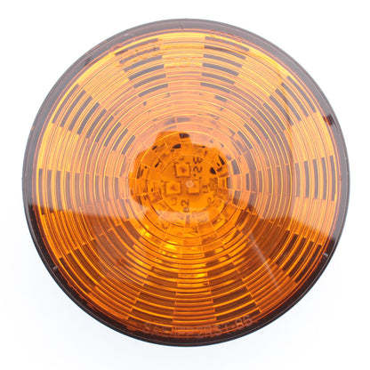 Grote 54333 Amber 4" LED Stop Tail Light Grommet Mount 3-Diode Black Housing