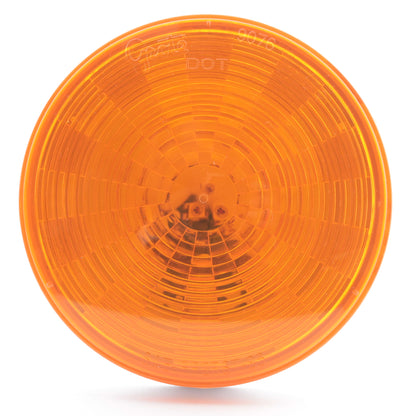 Grote 54333 Amber 4" LED Stop Tail Light Grommet Mount 3-Diode White Housing