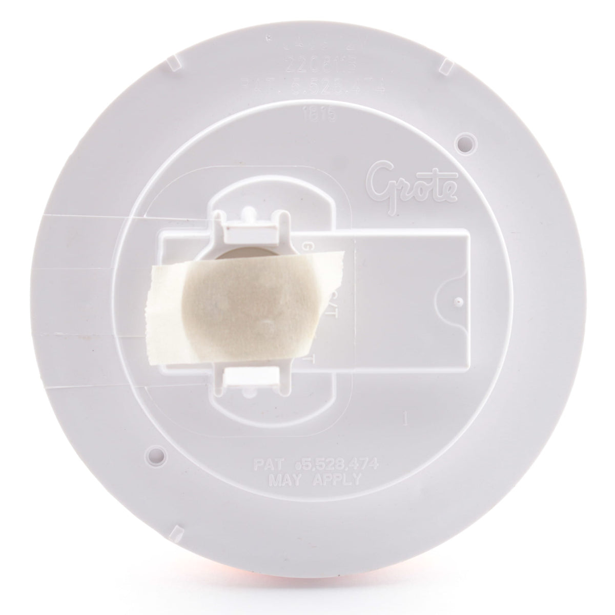 Grote 54333 Amber 4" LED Stop Tail Light Grommet Mount 3-Diode White Housing
