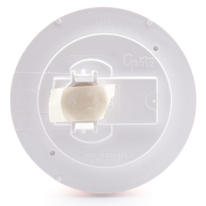 Grote 54333 Amber 4" LED Stop Tail Light Grommet Mount 3-Diode White Housing