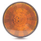 Grote 54343 Yellow Amber 4" Black Housing LED Stop Tail Turn Light Grommet Mount