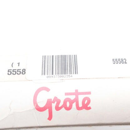 Grote 55582 Red 4" Torsion Mount Round Stop Lamp with Grommet and Wire Pigtail