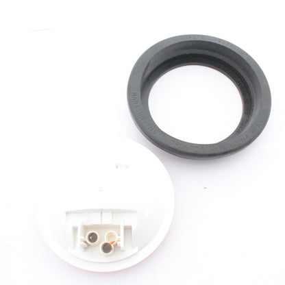 Grote 55582 Red 4" Torsion Mount Round Stop Lamp with Grommet and Wire Pigtail