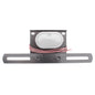 Grote 60081 Clear 2" Gray License Lamp Blunt Cut with 9.5" Metal Bracket