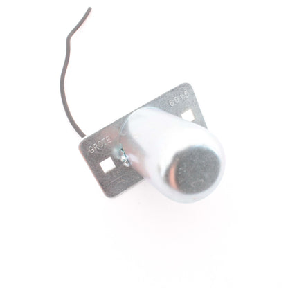Grote 60151 Clear Economy LED Courtesy License Plate Lamp w/Silver Steel Housing