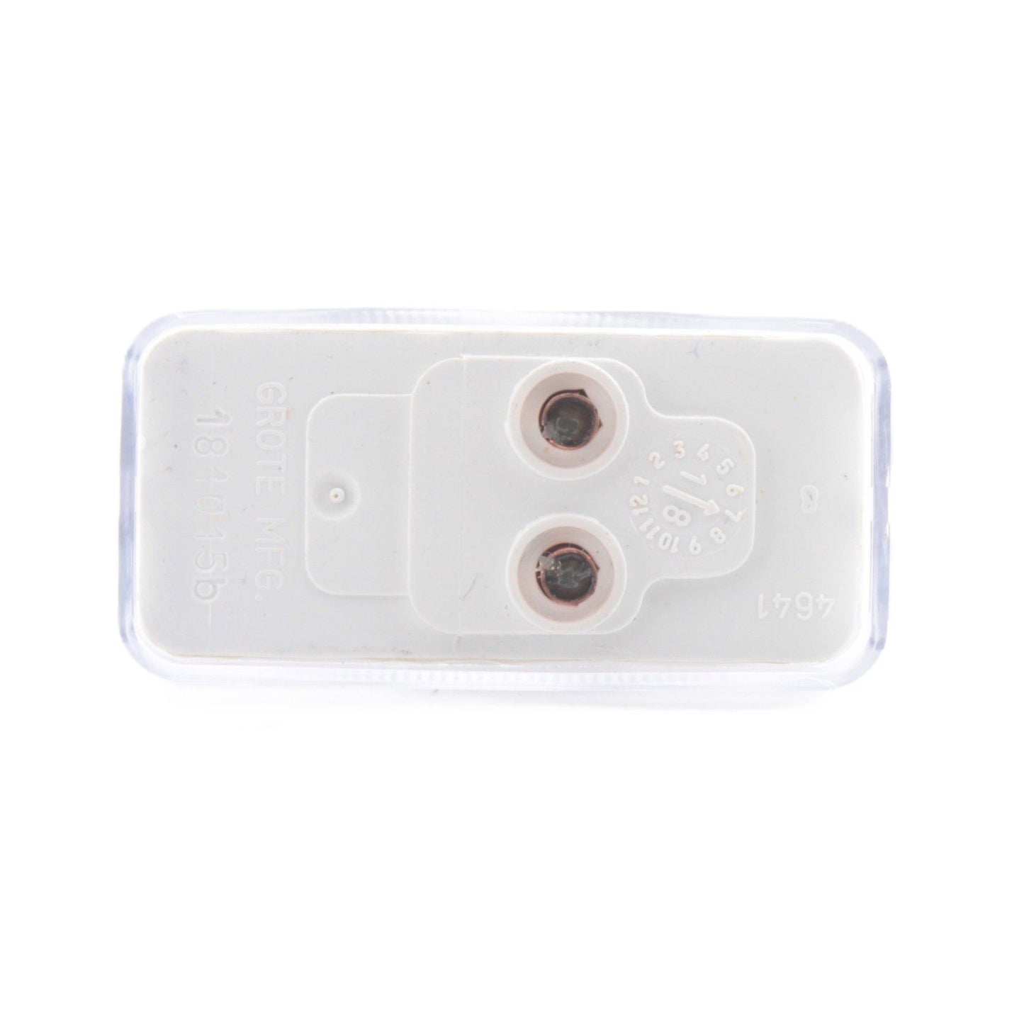 Grote 60271 Clear Small Rectangular Utility Lamp 2-5/8" x 1-1/4" Female Pin 2CP
