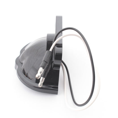 Grote 60341 White w/ Black Housing License Light 1-Diode LED 3.5" Low-Profile