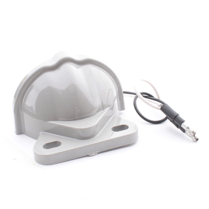 Grote 60381 White w/ Gray Housing License Light 1-Diode LED 3.5" Low-Profile