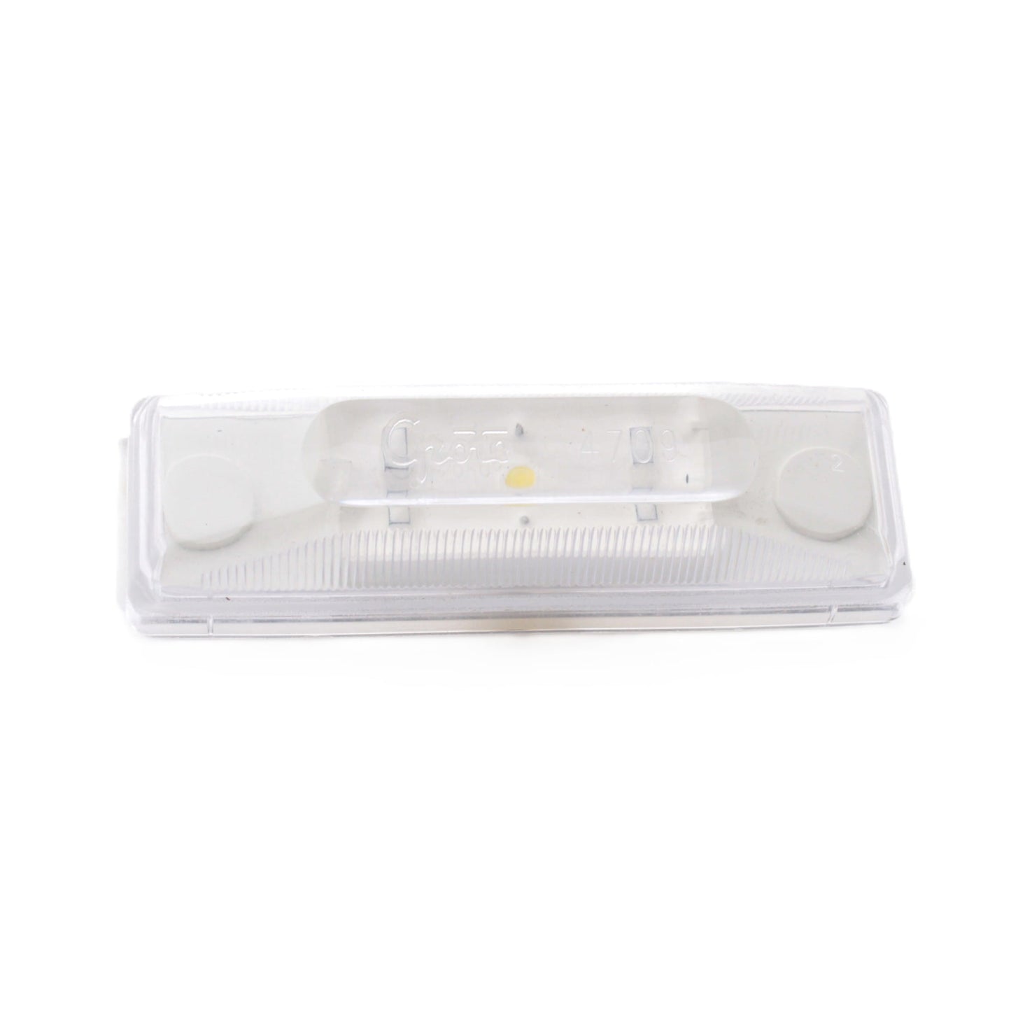 Grote 60411 Clear Rectangular LED Utility Lamp 1-Diode Male Pin 3-51/64" x 3/4"