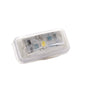 Grote 60421 Clear Small Rectangular LED Utility Lamp 2-5/8" x 1-1/4" Female Pin