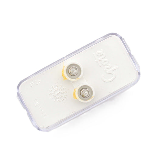 Grote 60421 Clear Small Rectangular LED Utility Lamp 2-5/8" x 1-1/4" Female Pin