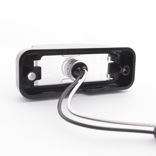 Grote 60691 Clear LED License Light Rectangular Horizontal Mount Black Housing