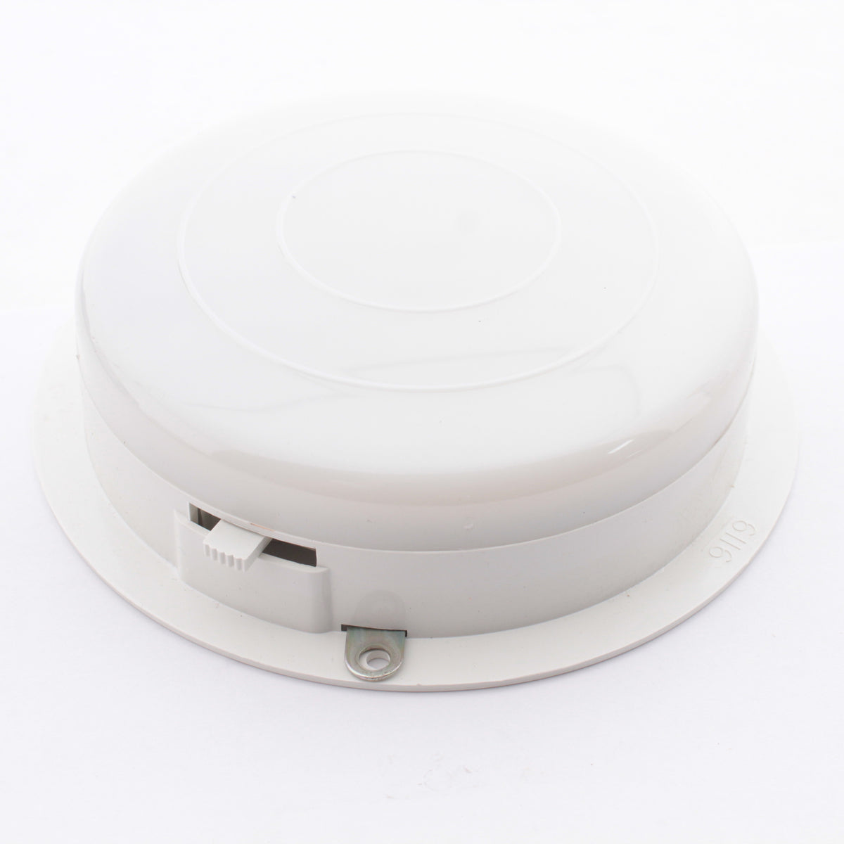Grote 61161 White 6" Round Dome Lamp w/ Switch Base Surface Mount Shatter Proof