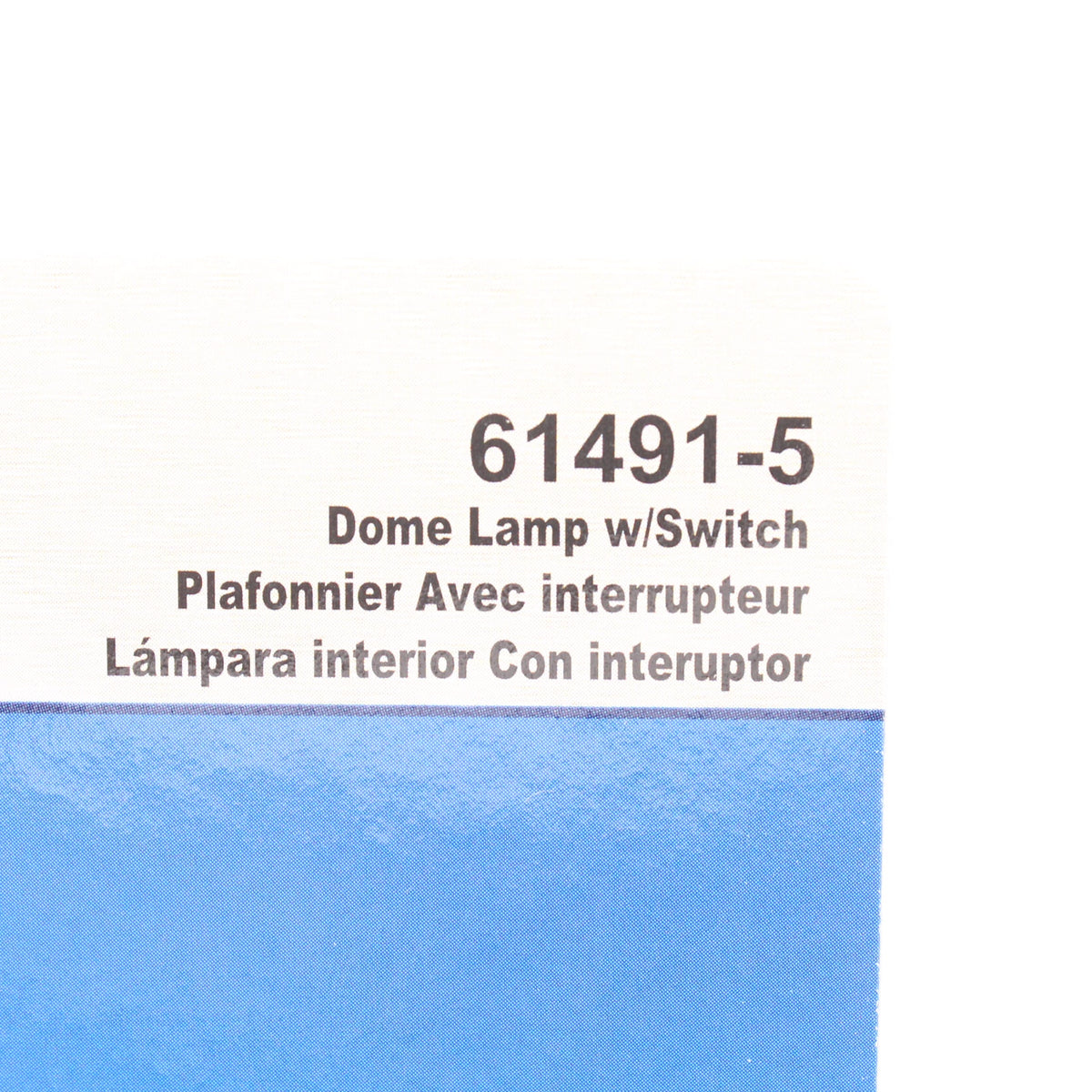Grote 614915 Clear 6.5" Dome Interior Lamp With Switch 12V Steel Polycarbonate
