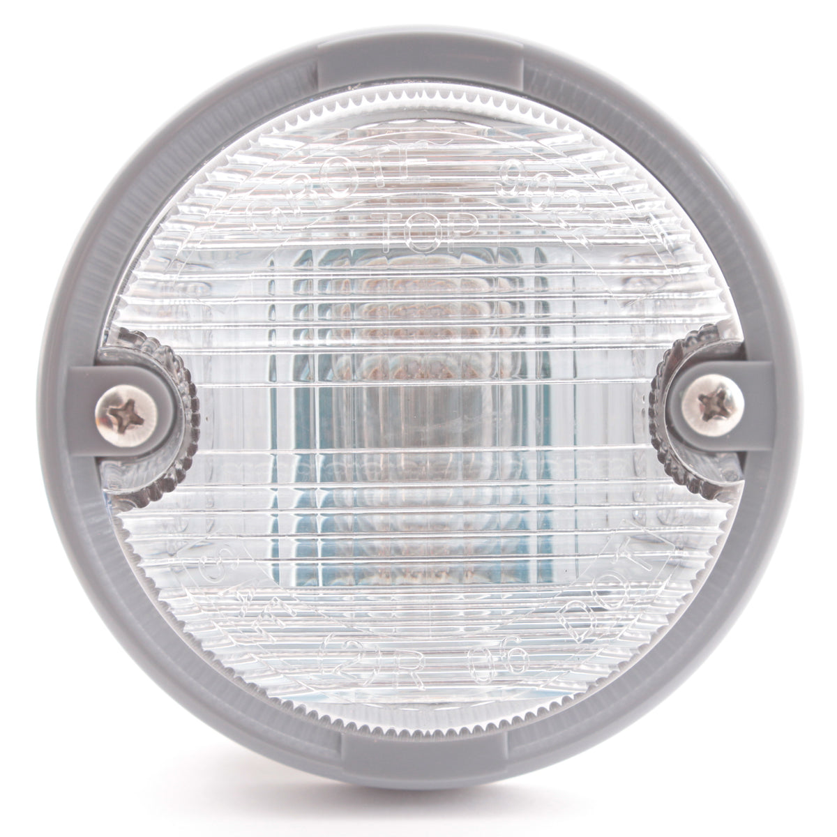 Grote 62011 Gray 16" Dual-System Backup Lamp Bezel OE-Style Blunt Cut Uses 1156