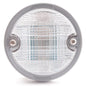 Grote 62011 Gray 16" Dual-System Backup Lamp Bezel OE-Style Blunt Cut Uses 1156