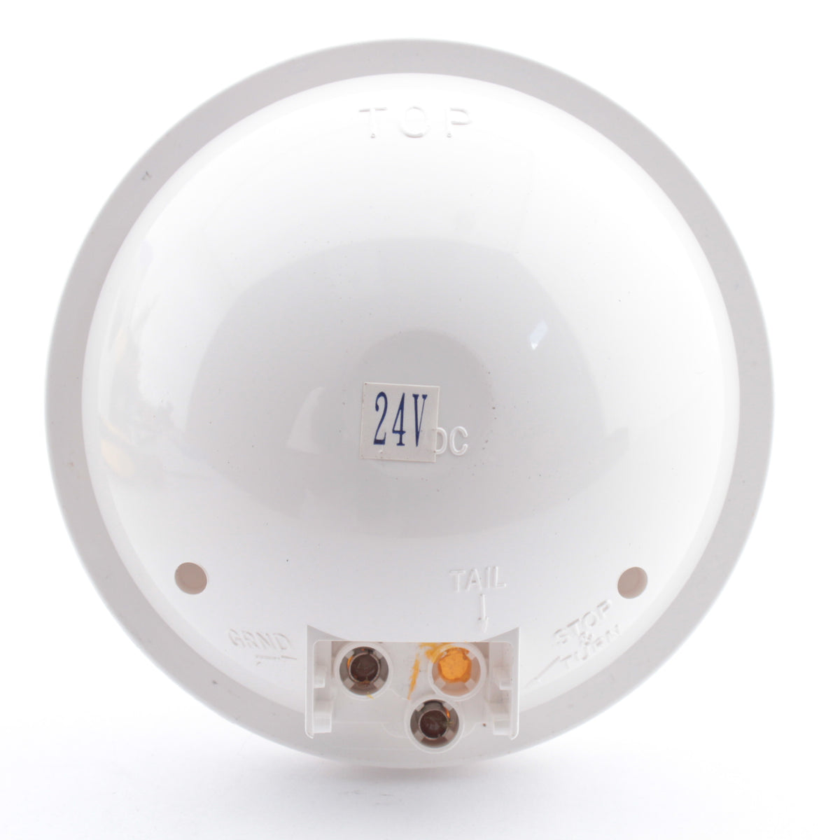 Grote 62321 White 4" Round Frosted Torsion Mount Dual System Backup Light Female