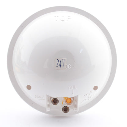 Grote 62321 White 4" Round Frosted Torsion Mount Dual System Backup Light Female
