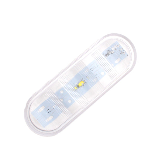 Grote 62751 White 6" Oval LED Back-up Light Lamp Oval Female Pin Dual System